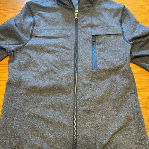 Lululemon Post Gravity Jacket Mens Small Heathered Inkwell - Picture 3 of 8